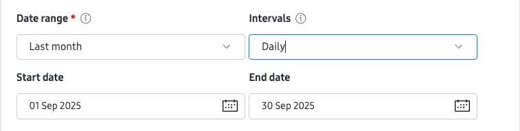Dynamic Data Export date