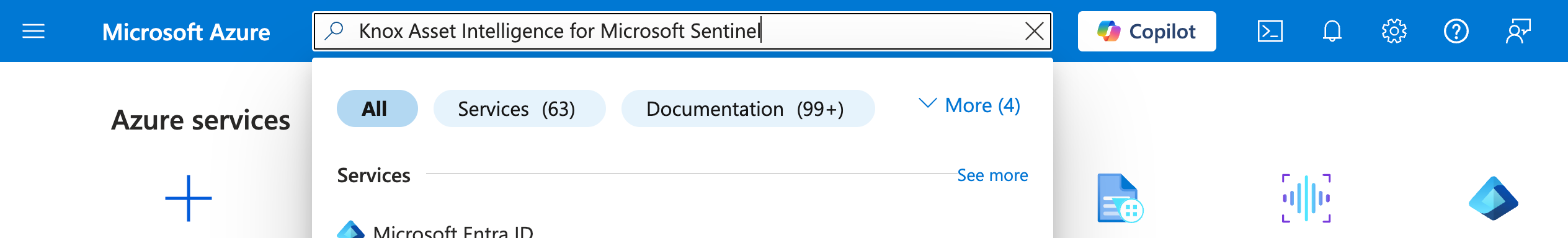 Search for sentinel