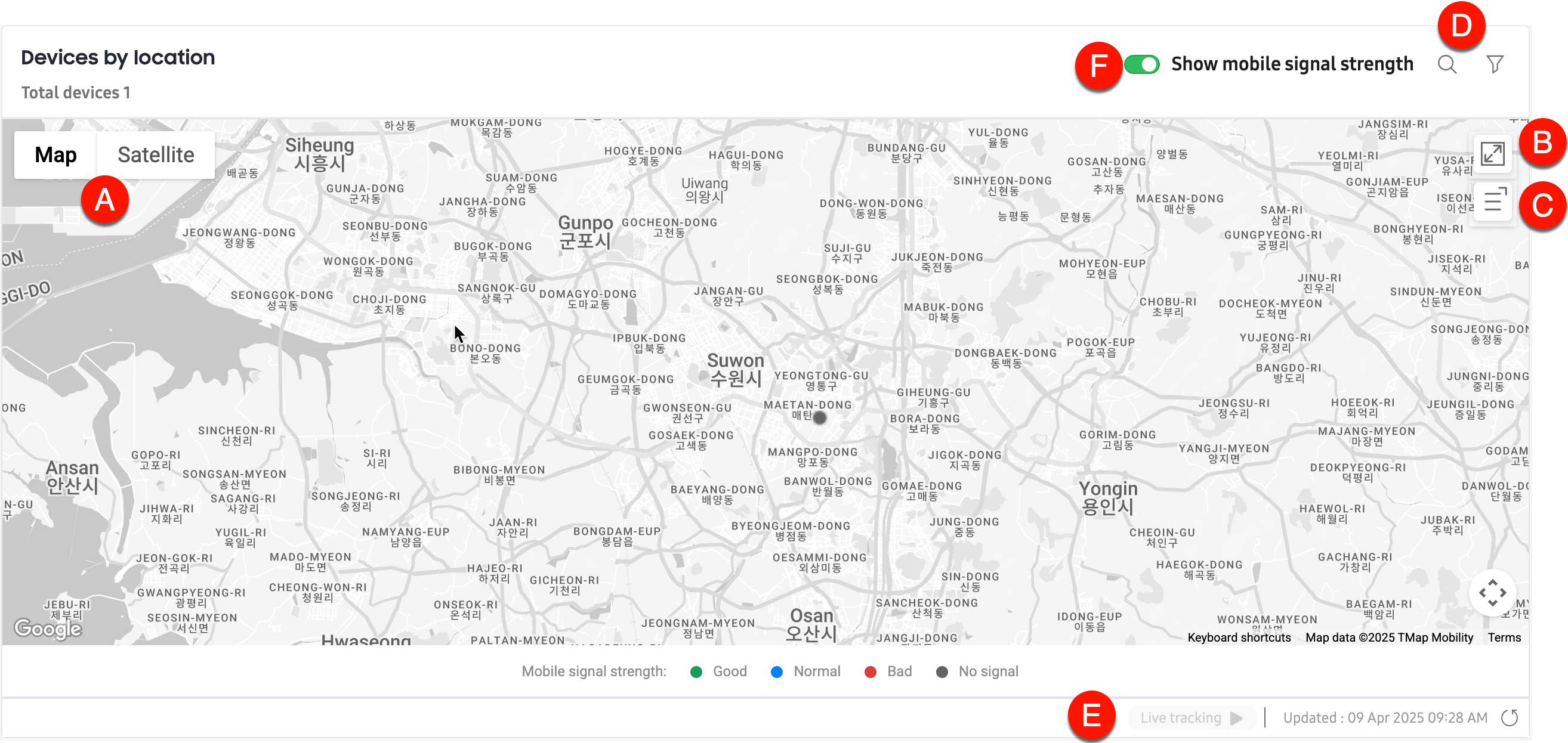location map