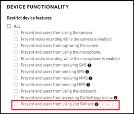 Prevent dual SIM