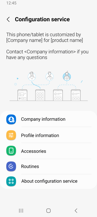 The configuration service