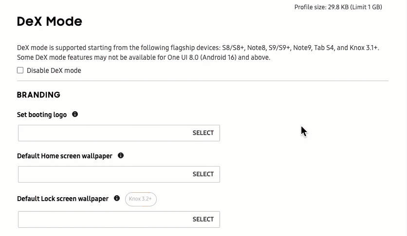 DeX not support on Android 16