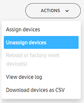 Unassign device