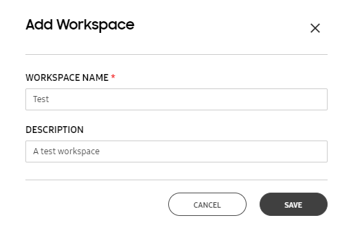 Add workspace