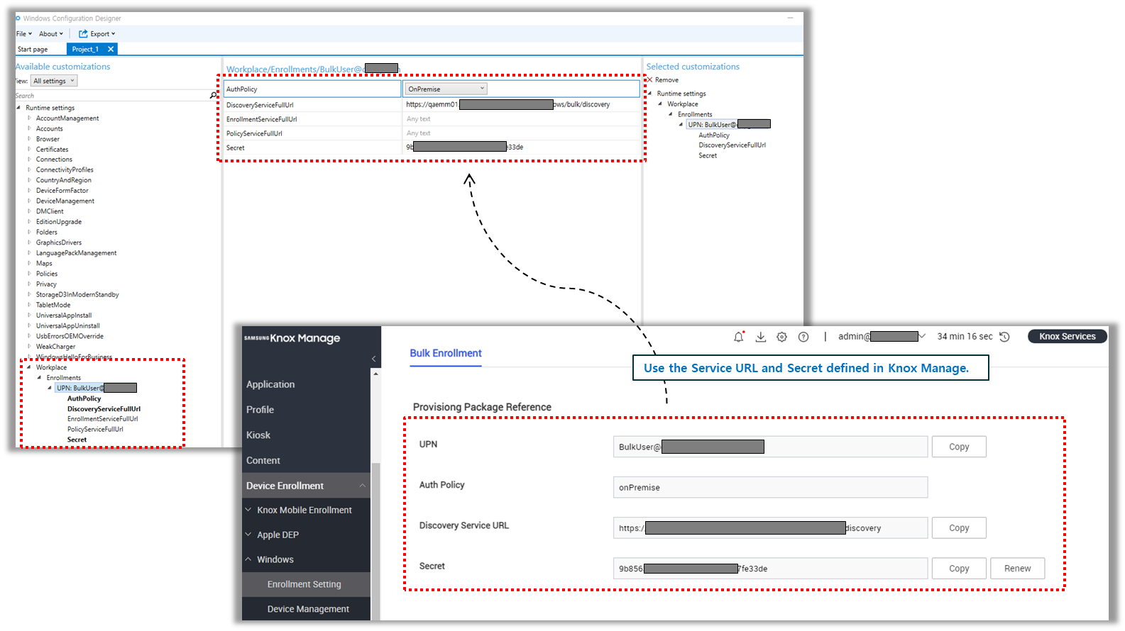 An overview of customizing the PPKG settings with the Windows Configuration Designer tool