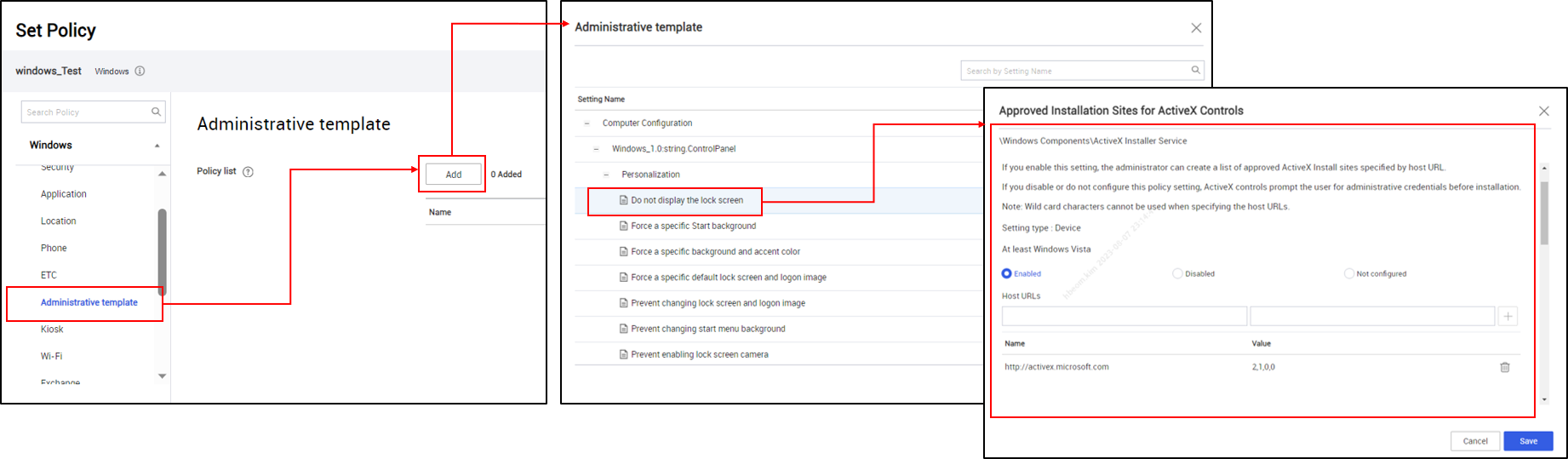 Using administrative templates for Windows Group Policy