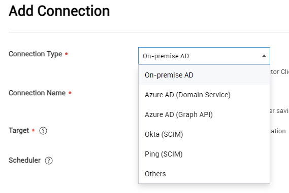 Setting connection to identity provider in the Knox Manage console