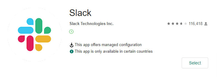 The updated approval prompt in the Google Play iframe