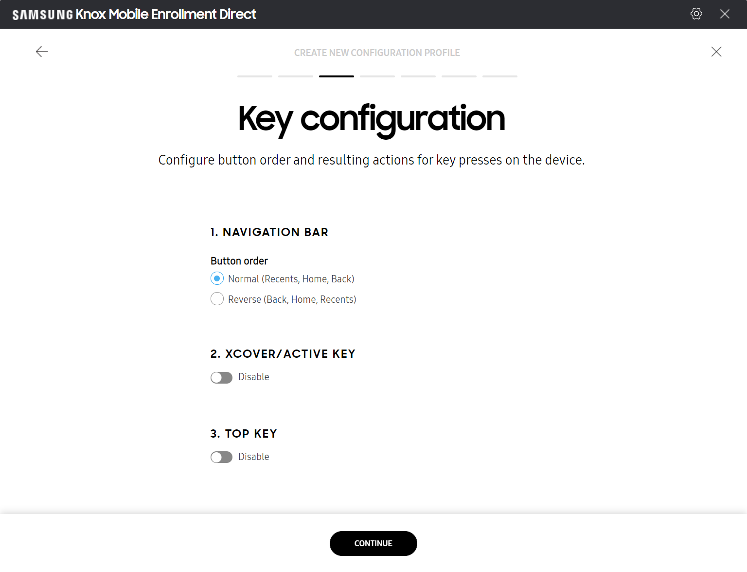 home key remapping setting that was taken out