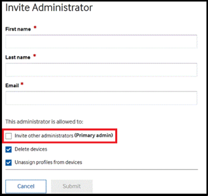 secondary admin permission step1