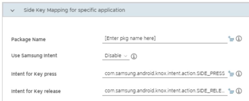 Android intents for key press and release